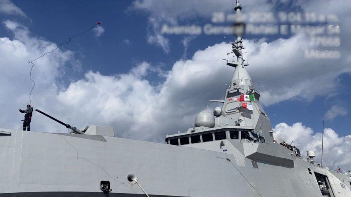 <![CDATA[Llega buque de la Armada de Francia a México]]>