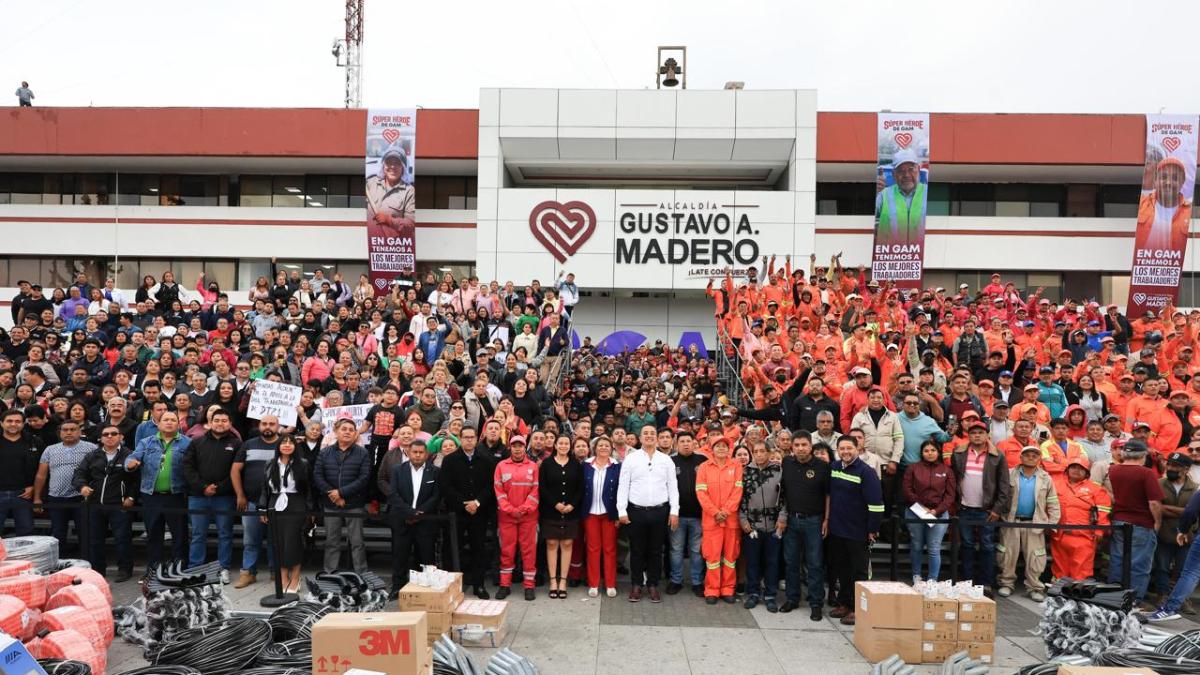 <![CDATA[Entrega GAM herramientas a trabajadores]]>