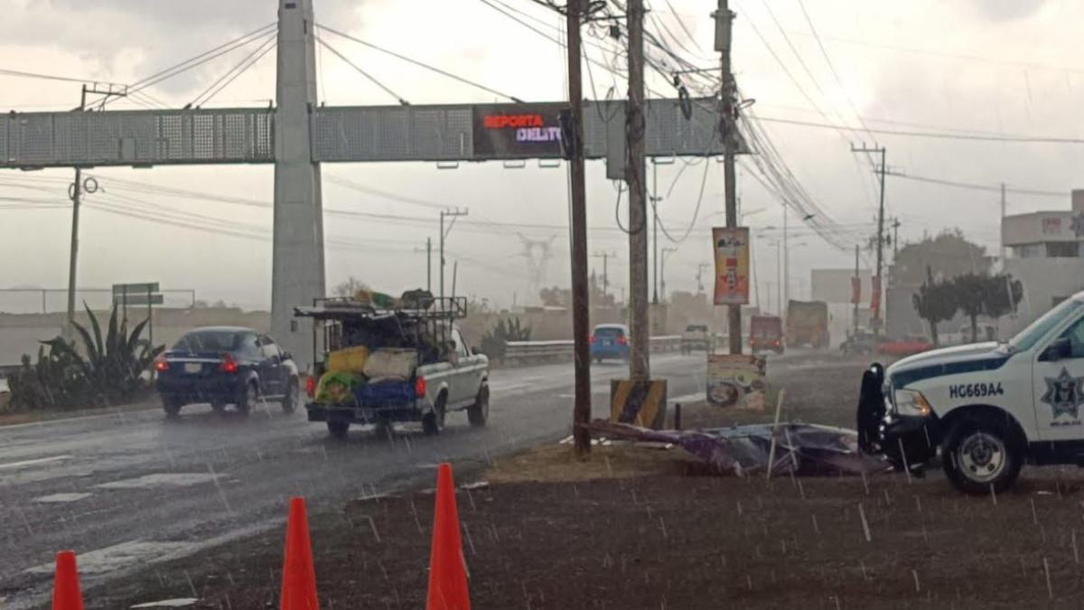 <![CDATA[Granizada provoca accidentes y afectaciones en Hidalgo]]>