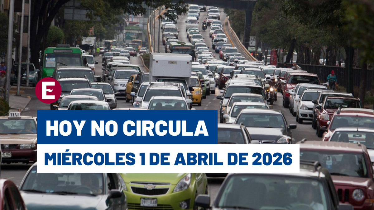 <![CDATA[Hoy no Circula del miércoles en CDMX y Edomex frena a estos autos]]>