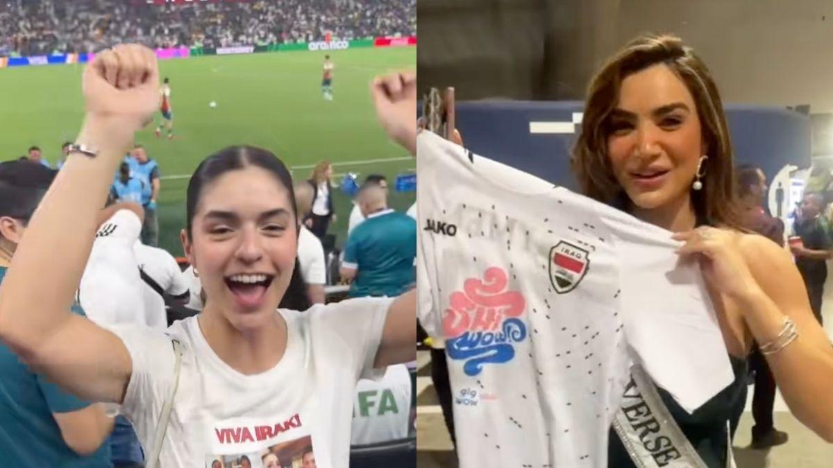 <![CDATA[Miss Irak 2025 aparece en Monterrey con guiño a Fátima Bosch]]>