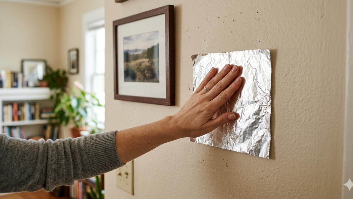 <![CDATA[El truco de poner papel aluminio en la pared, ¿para qué sirve?]]>