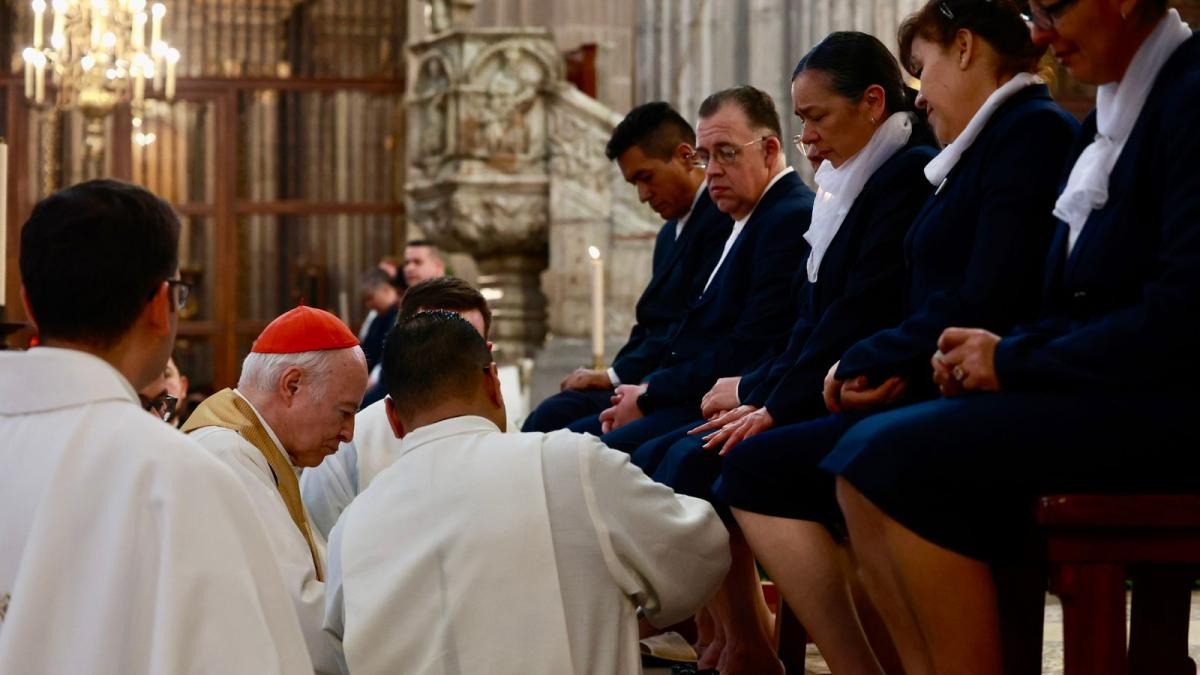 <![CDATA[Jueves Santo: Cardenal Aguiar Retes pide por la paz mundial durante la Misa de la Última Cena]]>