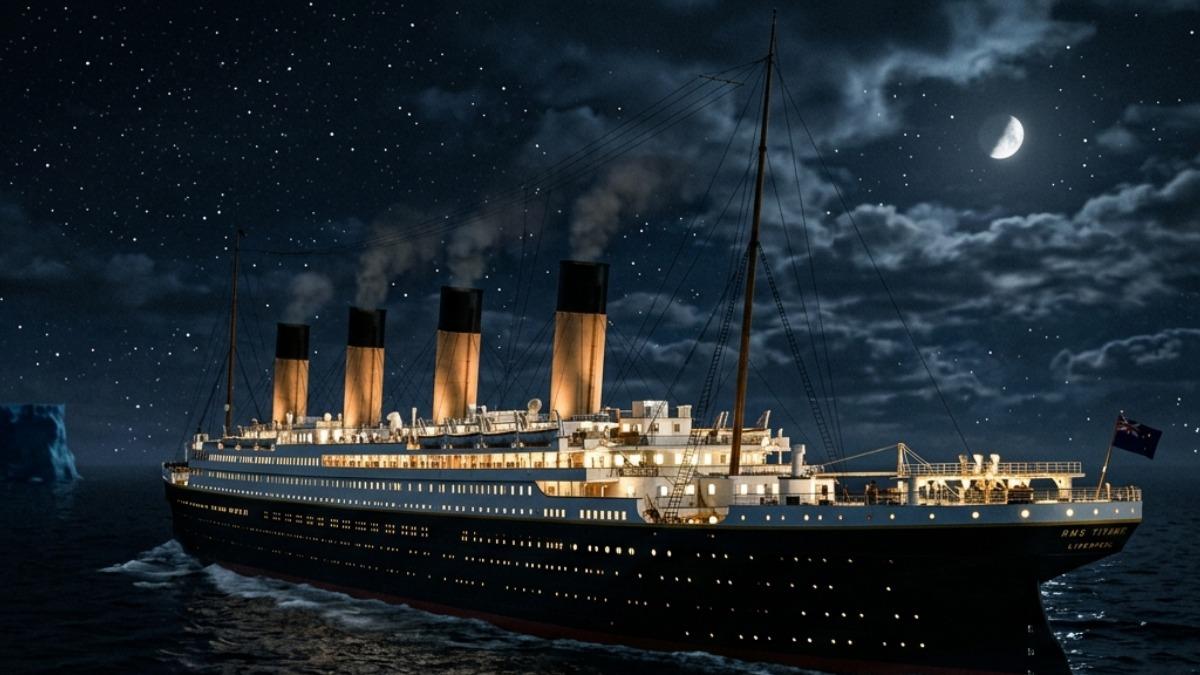 <![CDATA[Casi mil drones recrean el Titanic en Reino Unido a 114 años de su partida | VIDEO]]>