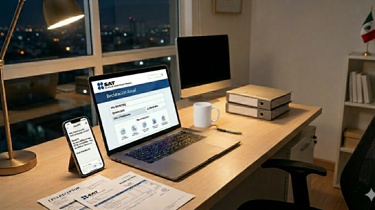 <![CDATA[Declaración anual SAT, ¿se puede usar ChatGPT para hacerla fácil y rápido?]]>