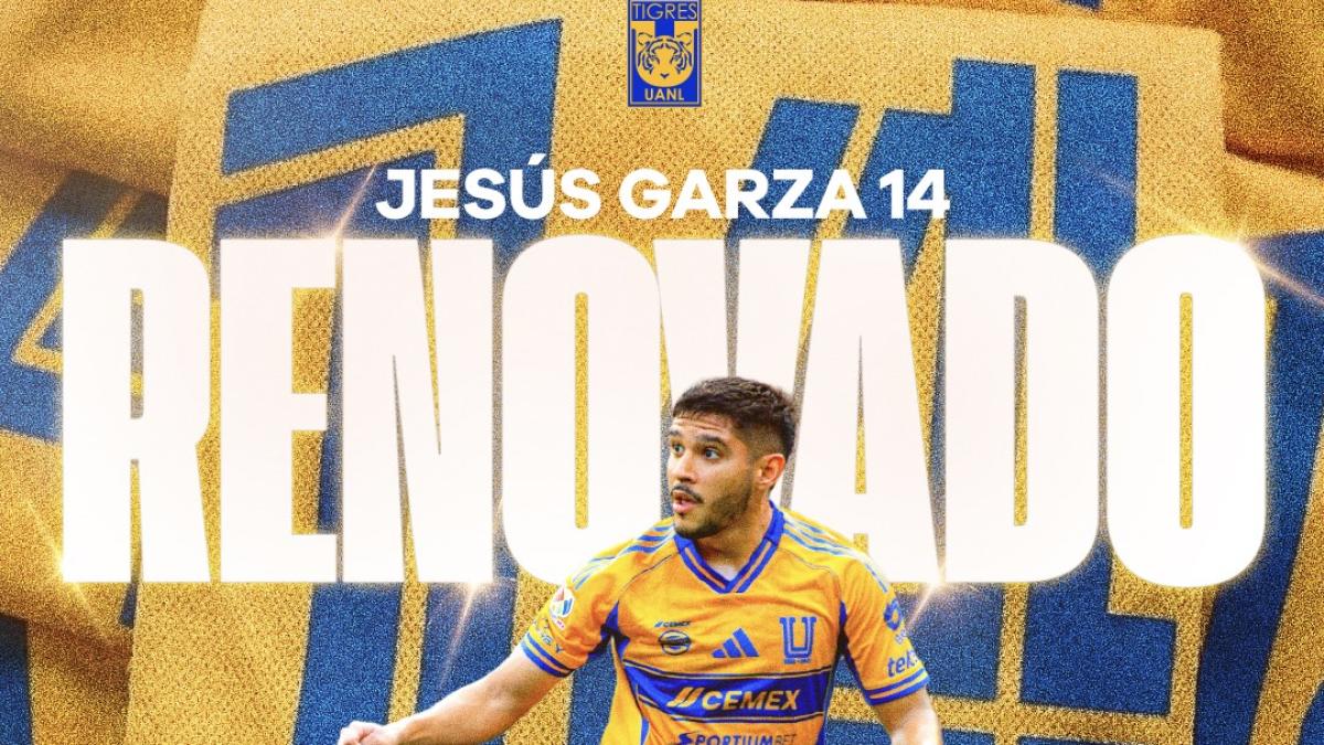<![CDATA[¡Garza no se mueve! Tigres blinda a su 'comodín' de lujo con contrato hasta 2029]]>