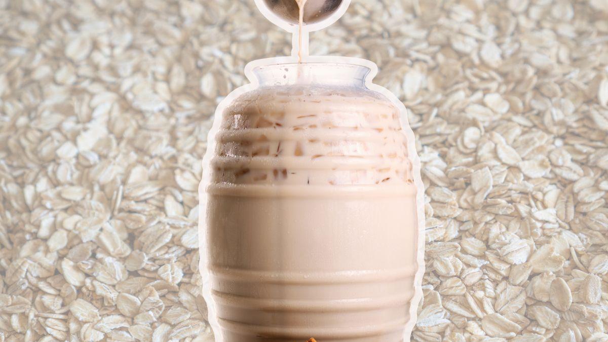 <![CDATA[Refrescante agua de horchata de avena para el calor, receta cremosa sin lácteos]]>