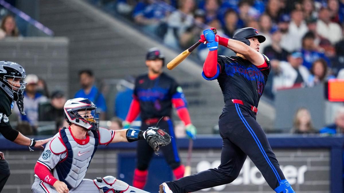 <![CDATA[Primer rugido en las Mayores: Brandon Valenzuela conecta su primer cuadrangular con los Blue Jays]]>