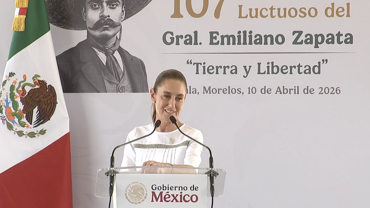 <![CDATA[Honrar a Zapata significa impulsar cambios: Claudia Sheinbaum]]>