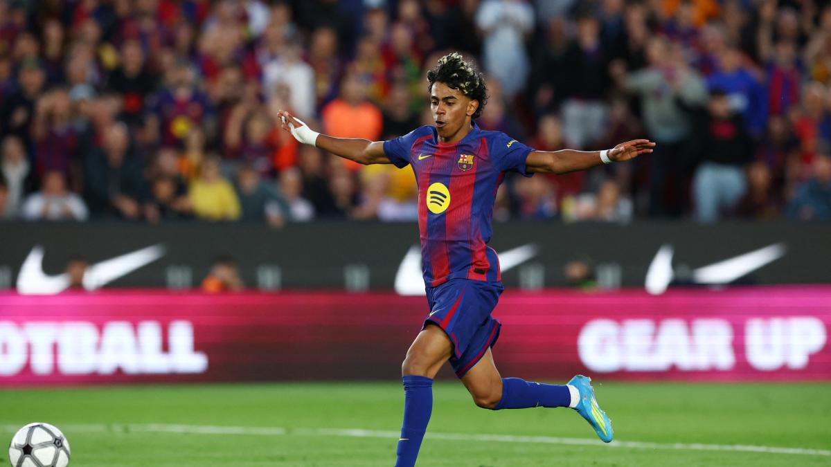 <![CDATA[Barcelona aplasta al Espanyol y acaricia el título de LaLiga con show de Lamine Yamal]]>
