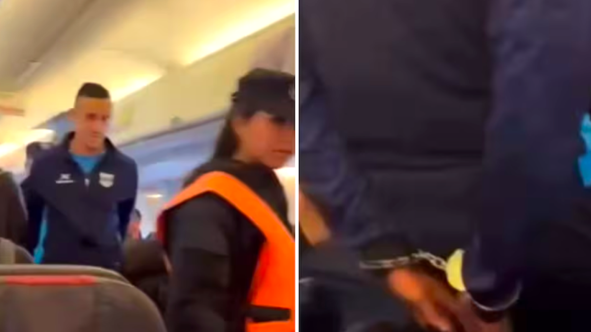 <![CDATA[¡Pánico en las alturas! futbolista argentino de Gimnasia de Jujuy es detenido tras falsa amenaza de bomba]]>