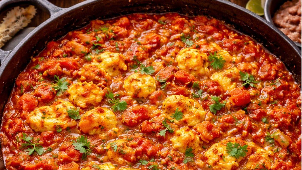 <![CDATA[Tradicionales huevos al albañil, el desayuno mexicano más delicioso y picosito]]>