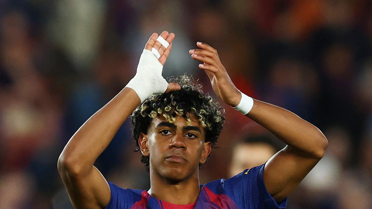 <![CDATA[Yamal y su promesa al Barca tras la eliminación en Champions: 