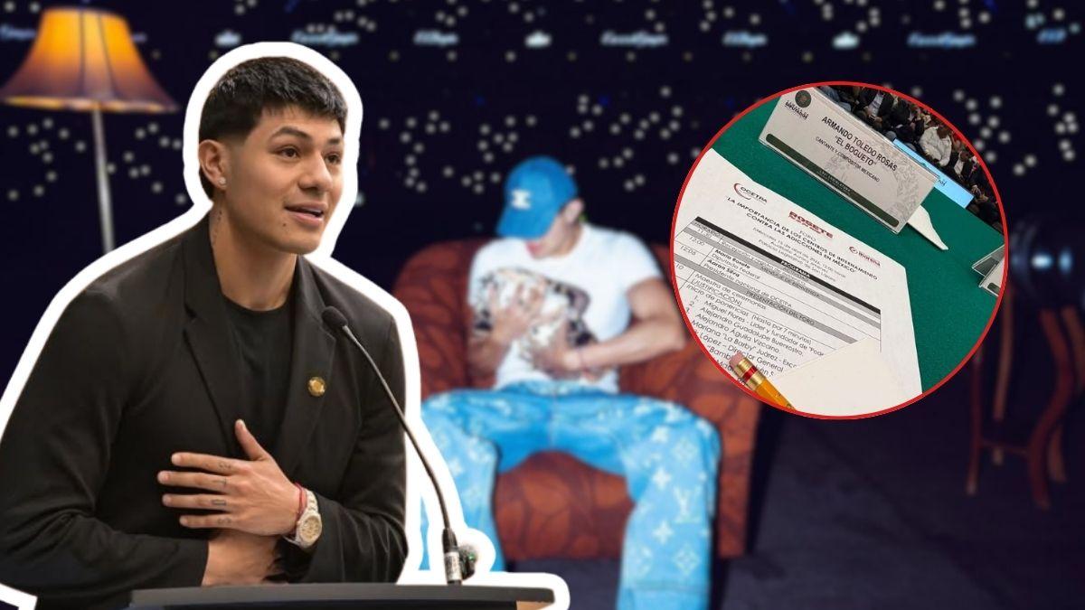 <![CDATA[¿Por qué El Bogueto estuvo en la Cámara de Diputados? Esto dijo sobre adicciones y jóvenes]]>