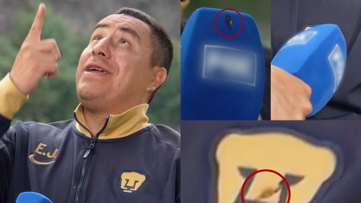 <![CDATA[VIDEO: Efraín Juarez limpia popó de pájaro con el escudo de Pumas]]>