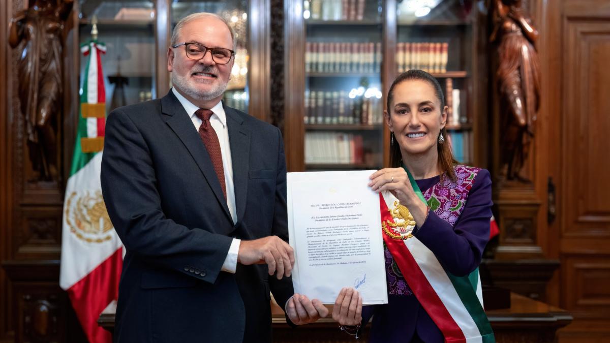 <![CDATA[Agradece Cuba respaldo de presidenta Sheinbaum en cumbre de Barcelona]]>