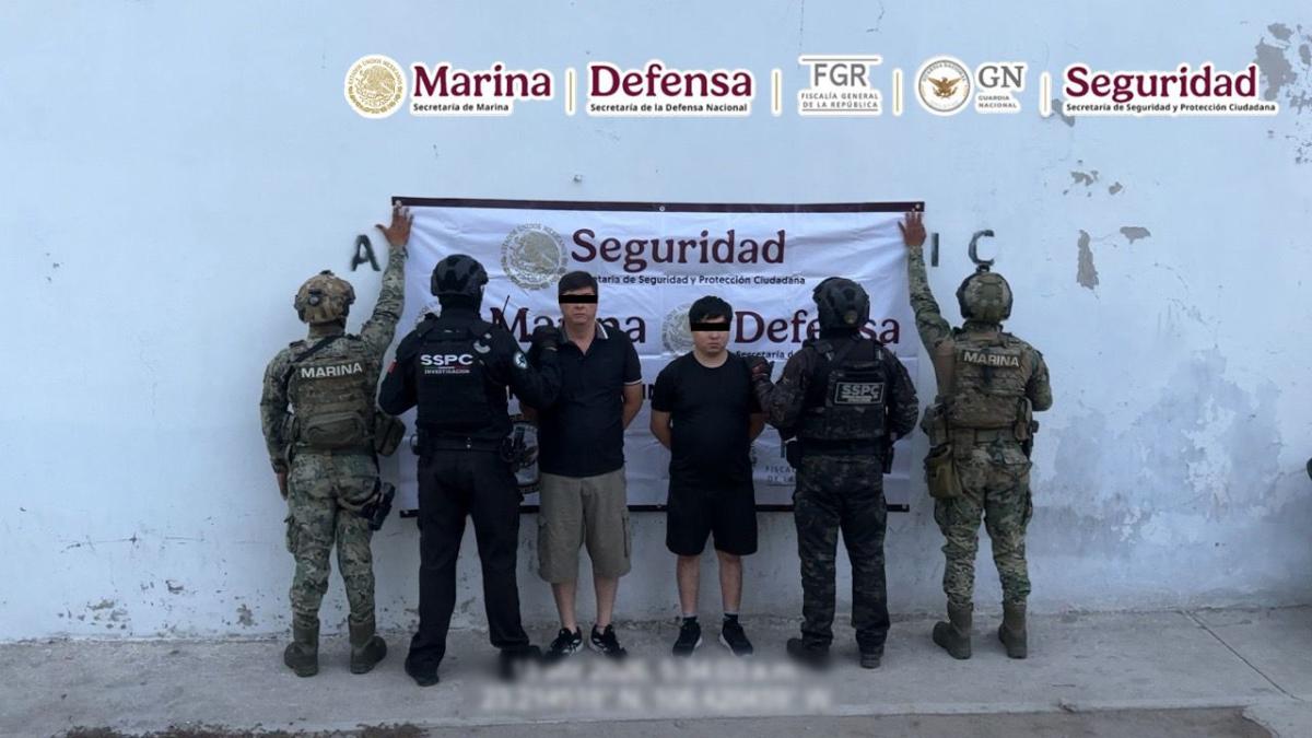 <![CDATA[Armada detiene a Efraín Díaz y Jesús Miguel Aispuro presuntos mandos de Los Chapitos]]>