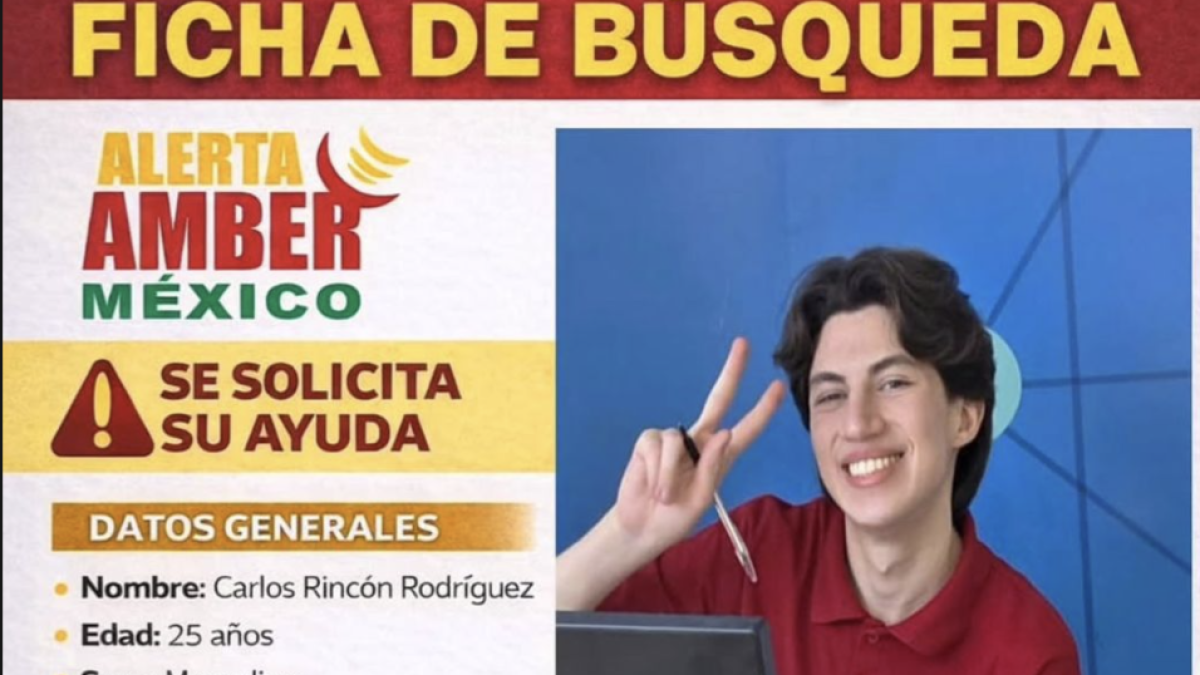 <![CDATA[Ayúdanos a encontrar a Carlos Rincón; tiene cicatrices y lunar en brazo izquierdo]]>