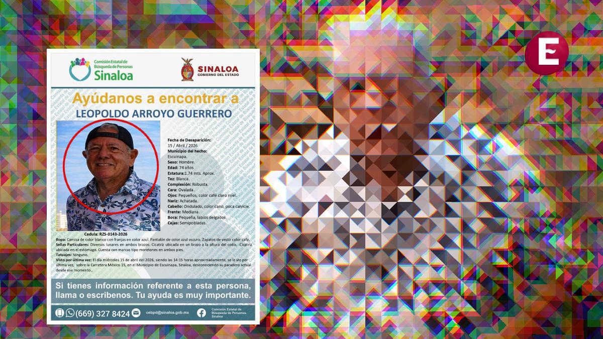 <![CDATA[Buscan al empresario Leopoldo Arroyo Guerrero; desapareció en Escuinapa]]>