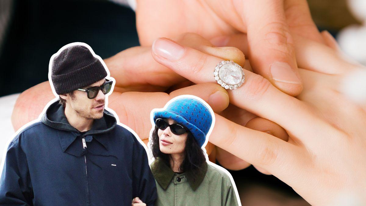 <![CDATA[¿Harry Styles se casa? El anillo de Zoë Kravitz enciende las alarmas]]>
