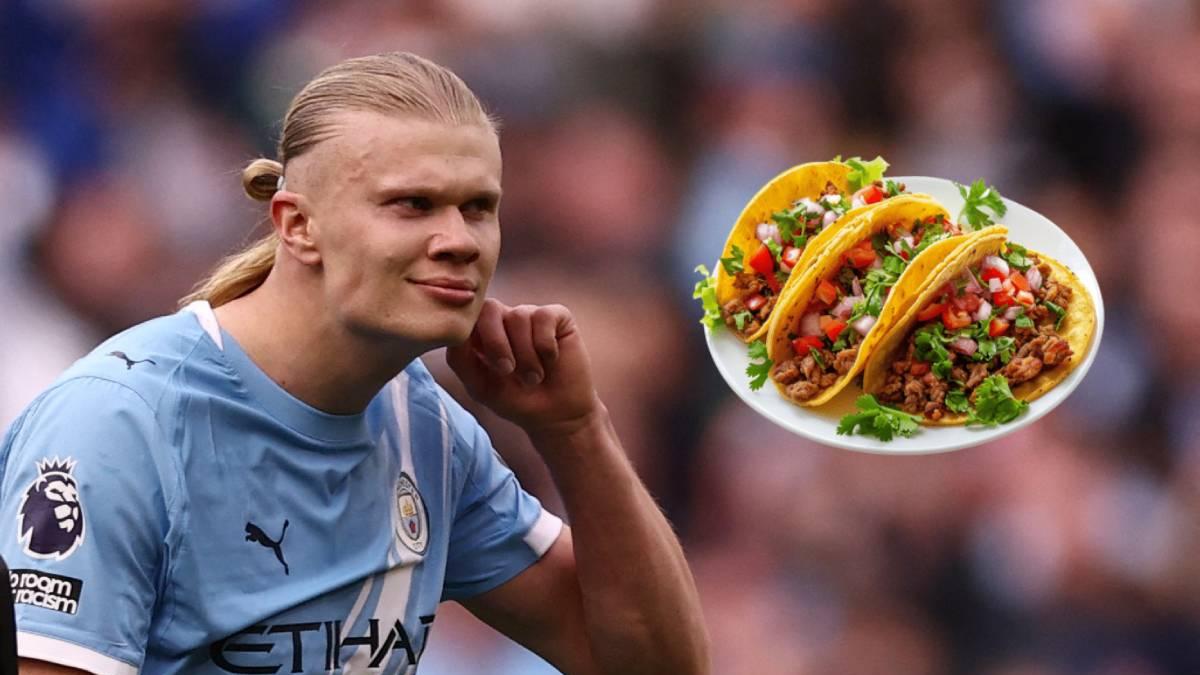 <![CDATA[El lado mexicano de Erling Haaland: Confiesa su amor por los tacos en el Manchester City]]>