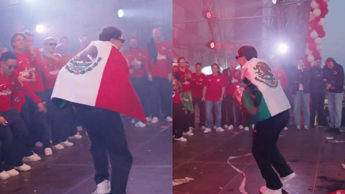 <![CDATA[¡Échale Mateo! El mexicano sacó los pasitos para festejar el título]]>