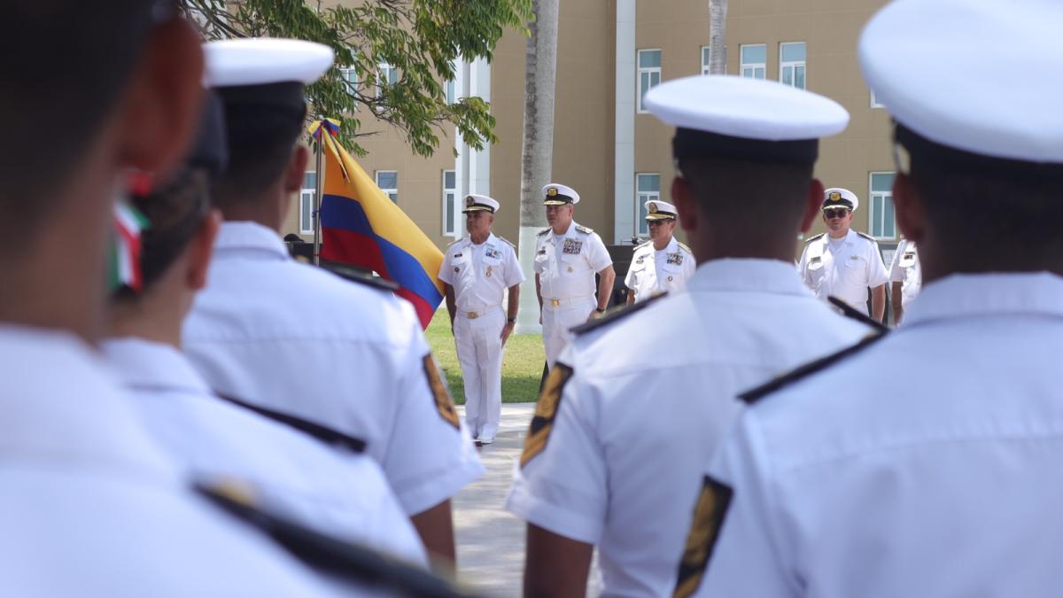 <![CDATA[H. Escuela Naval Militar recibe al Comandante de la Armada de Colombia]]>