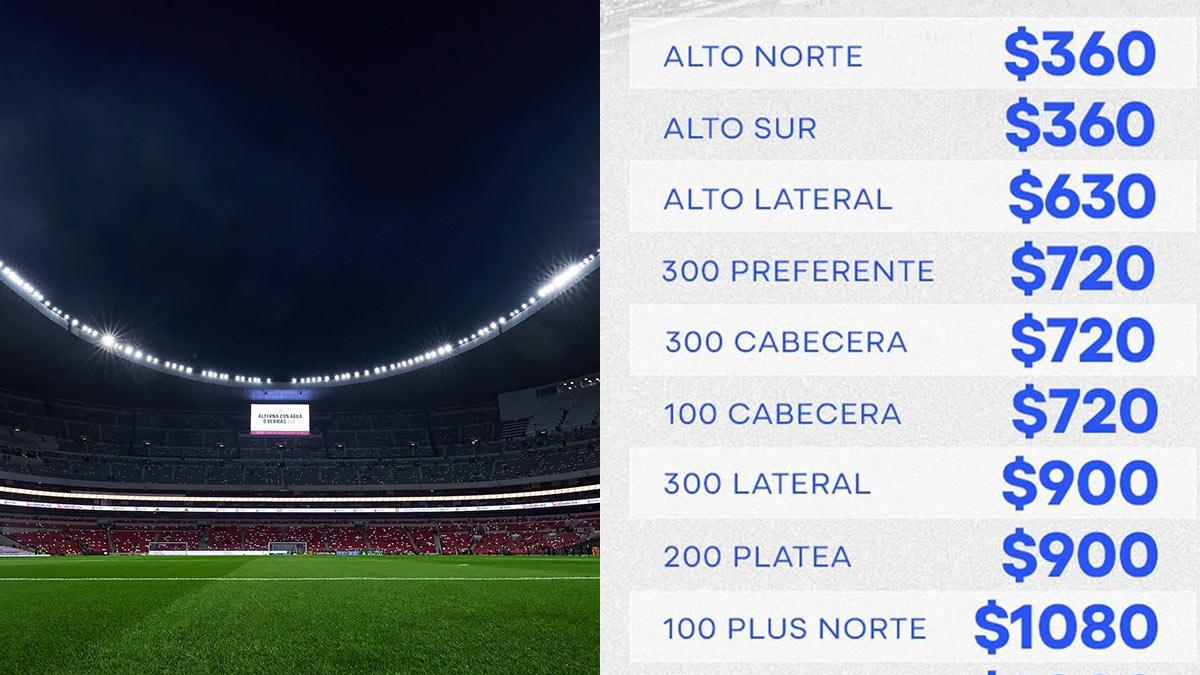 <![CDATA[Boletos para el Cruz Azul – Necaxa: desde $360 hasta $1620 pesos]]>