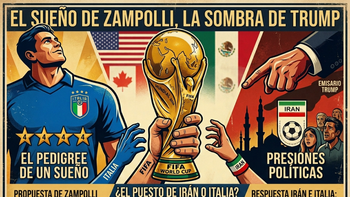 <![CDATA[Polémica en el Mundial: Trump presiona para que Italia sustituya a Irán en la justa mundialista]]>