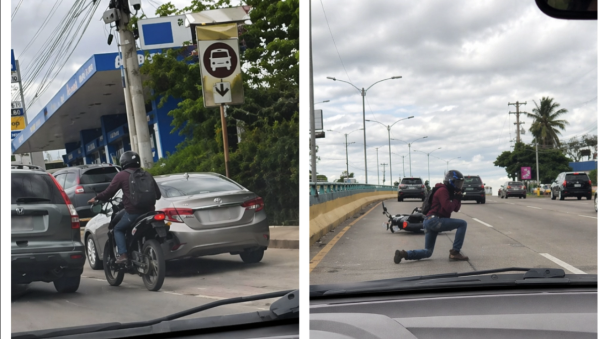 <![CDATA[Motociclista aprende 