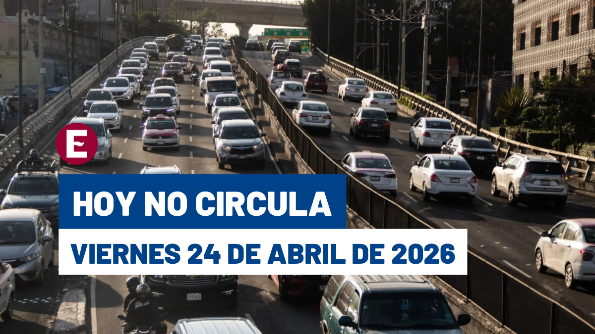 <![CDATA[Hoy no Circula del viernes paraliza a estos autos en CDMX y Edomex]]>