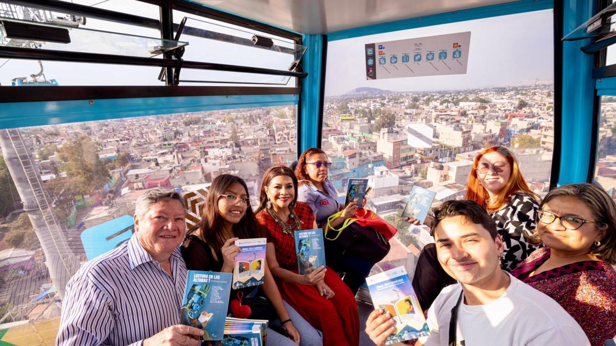 <![CDATA[Promueven “Lectura en las Alturas” durante viajes en el Cablebús]]>