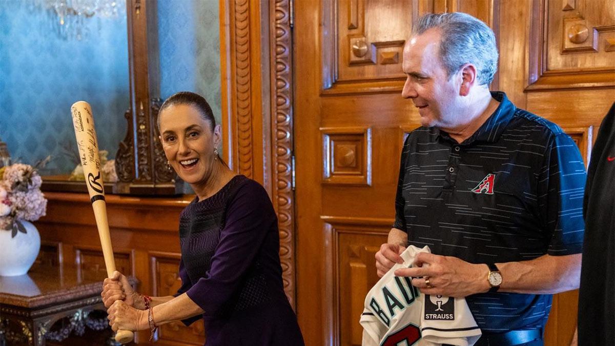 <![CDATA[Sheinbaum fortalece lazos con Grandes Ligas]]>