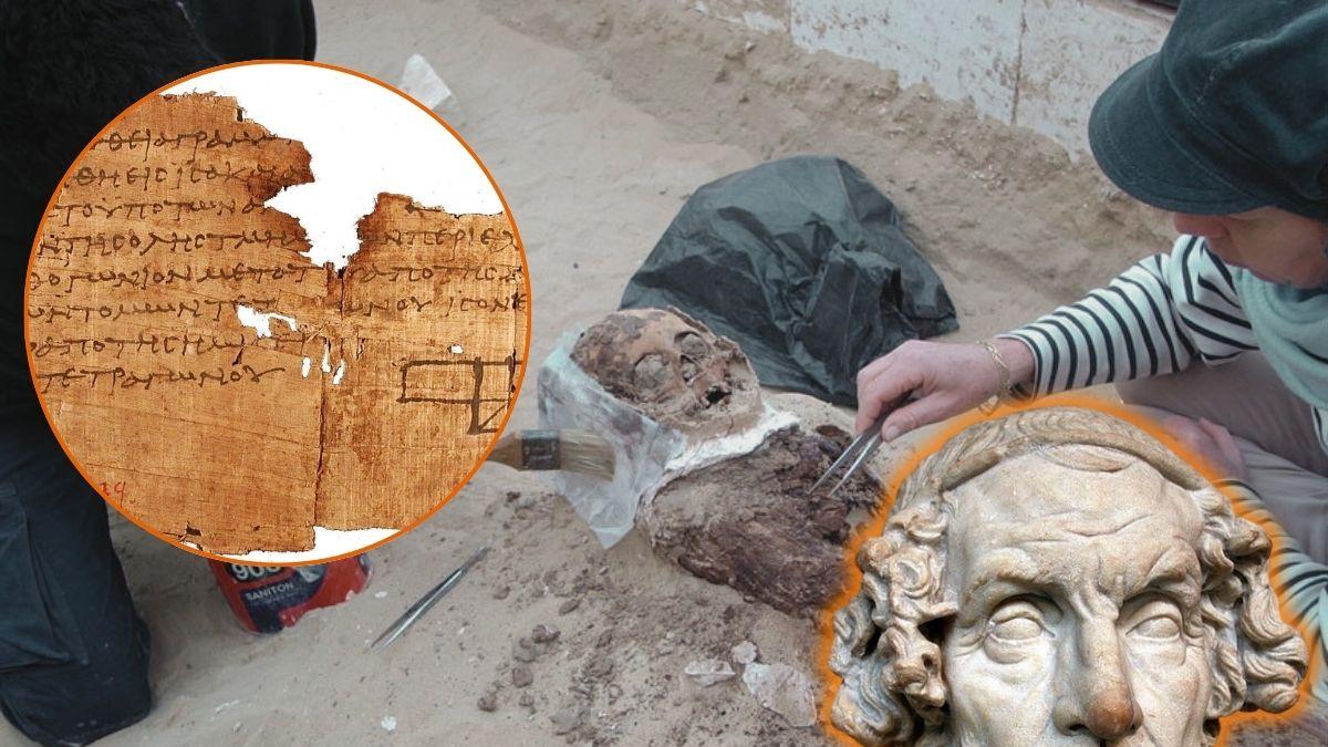 <![CDATA[¡El hallazgo que nadie esperaba! Encuentran versos de La Ilíada dentro de una momia en Oxirrinco]]>