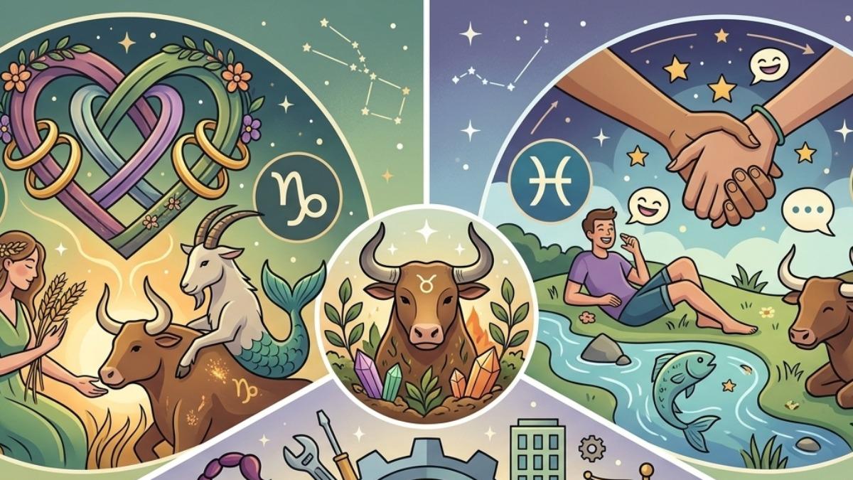 <![CDATA[Signos que mejor conectan con Tauro en el amor, amistad y trabajo]]>