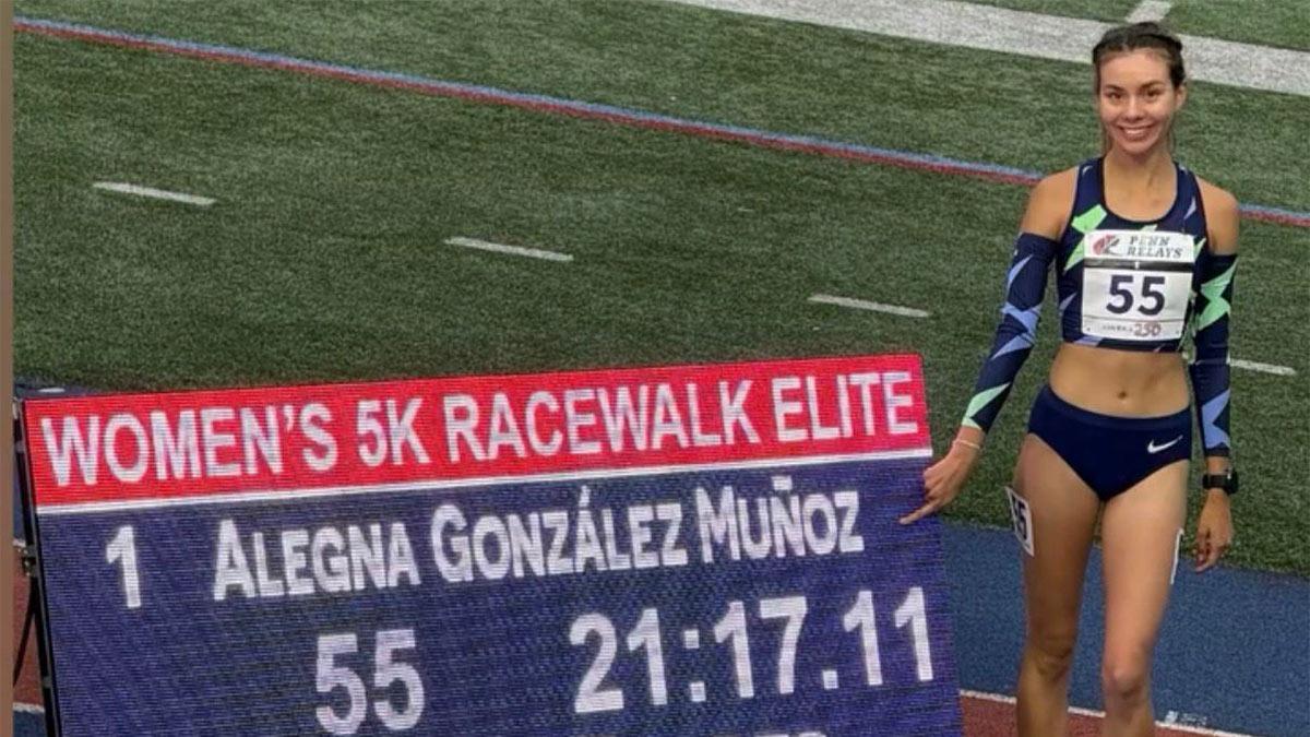 <![CDATA[¡Oro y récord mexicano! Alegna González en lo alto del podio en EU]]>