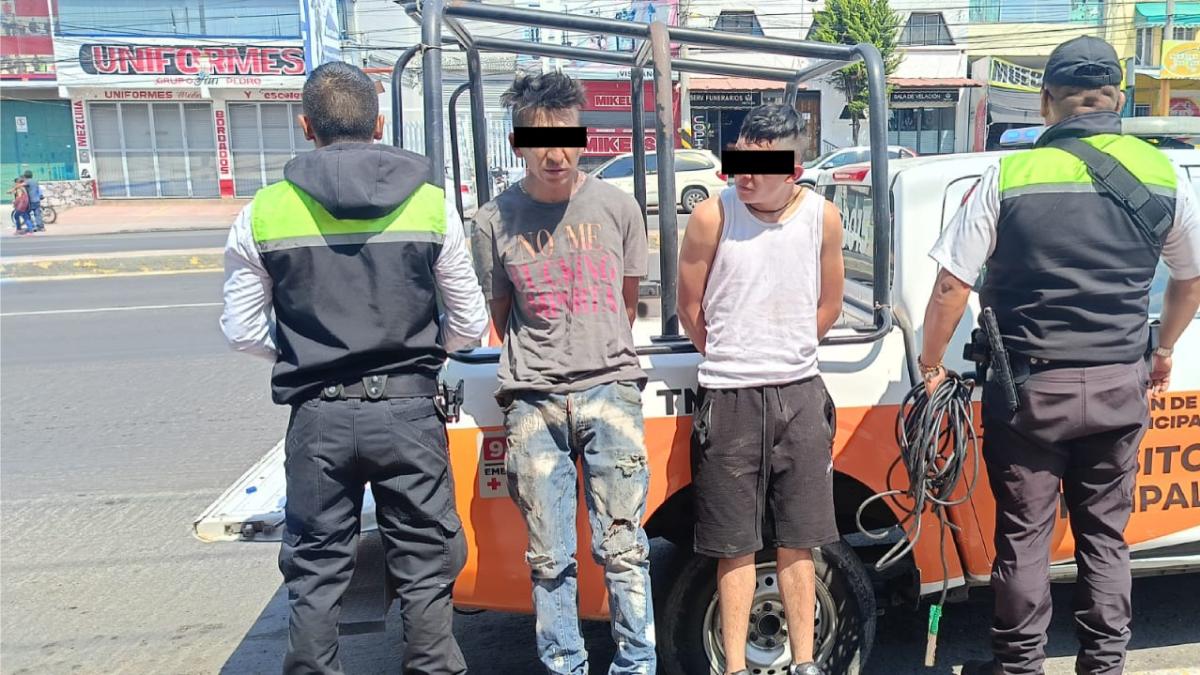 <![CDATA[Capturan a par de asaltantes sobre la carretera federal México-Pachuca]]>