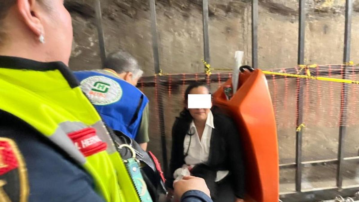<![CDATA[Adulta mayor sufre lesiones por caída en Metro Hidalgo]]>