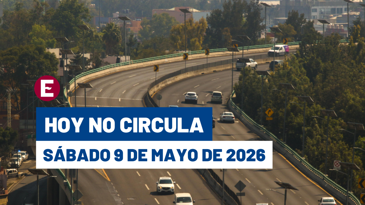 <![CDATA[Hoy no Circula del sábado en CDMX y Edomex afecta a coches con estas placas]]>