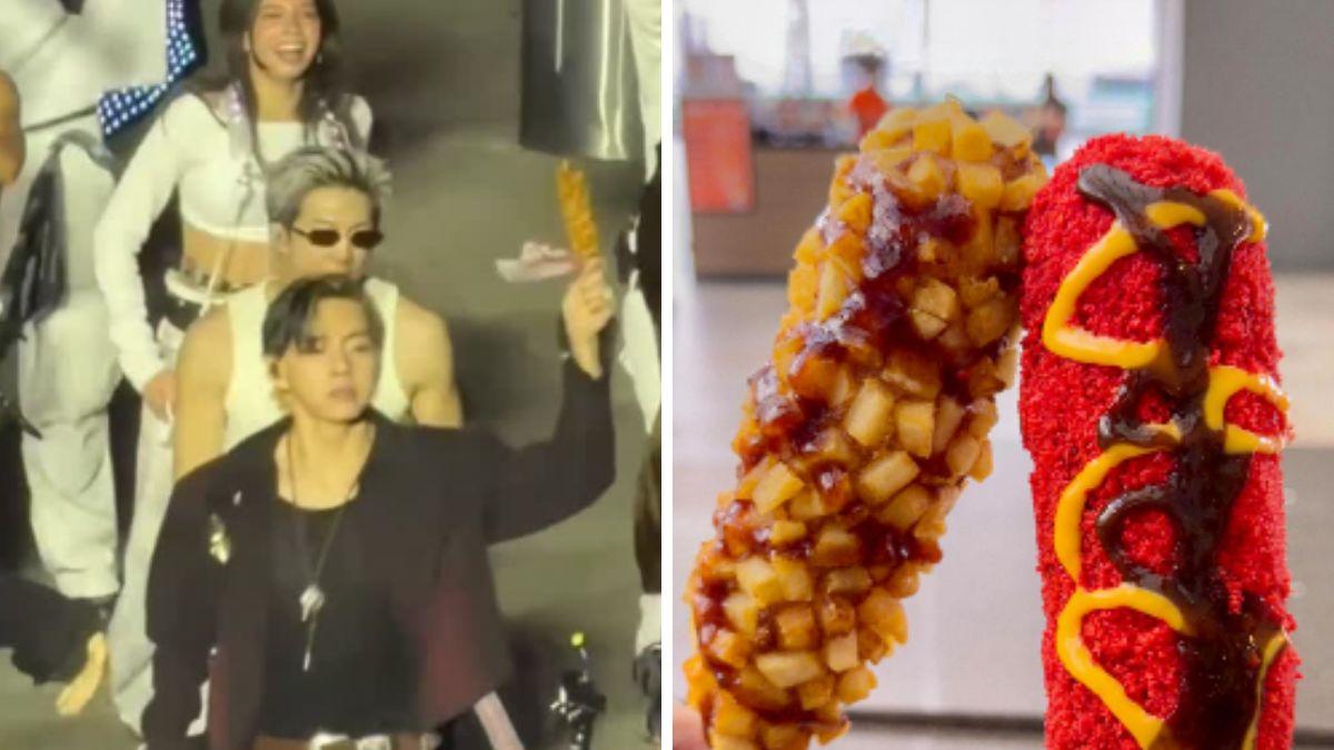 <![CDATA[¿Dónde se ubican las banderillas que V de BTS comió durante el concierto en México?]]>