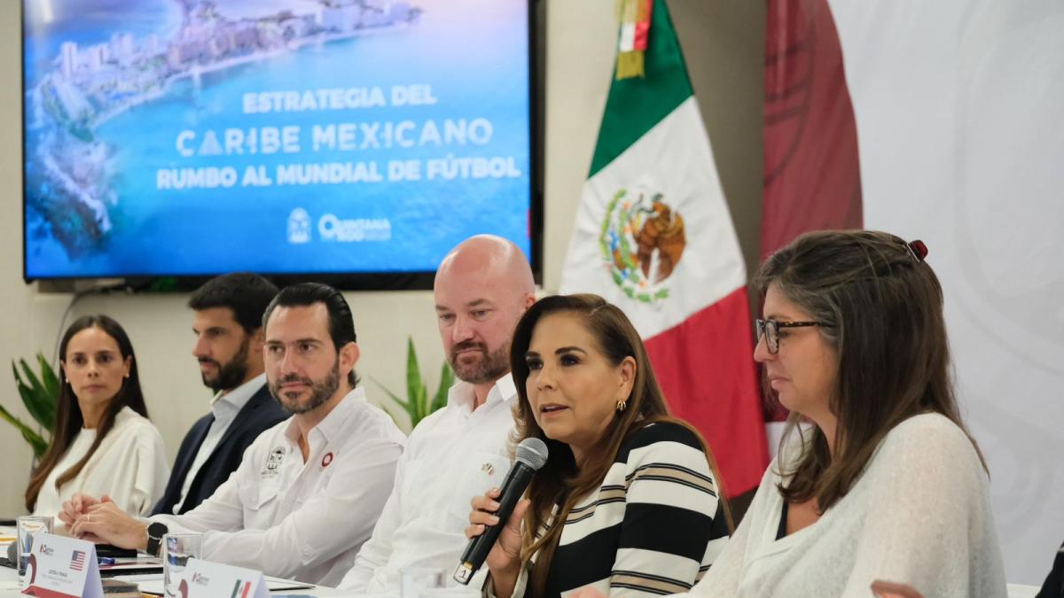 <![CDATA[Presenta Mara Lezama estrategia de Quintana Roo rumbo al Mundial FIFA 2026 ante diplomáticos de 21 países]]>