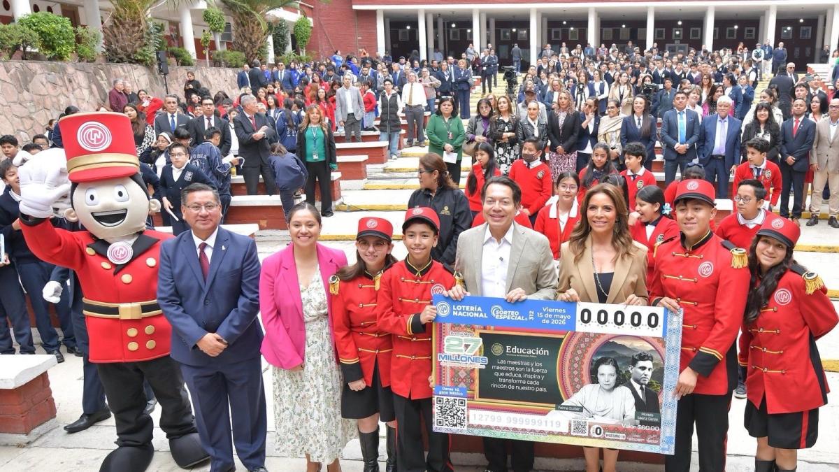 <![CDATA[Lotería Nacional y SEP develan billete en honor al magisterio de México]]>
