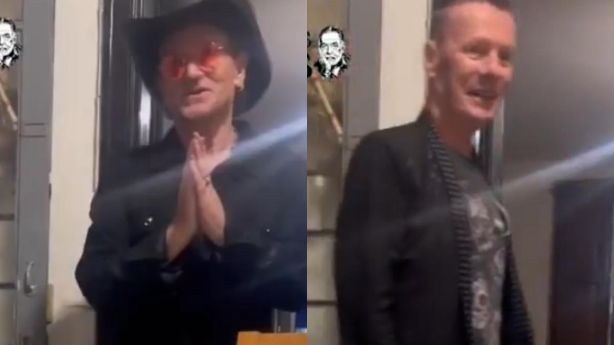 <![CDATA[¡En plena comida! U2 entra a una casa del Centro Histórico de CDMX para grabar su video]]>