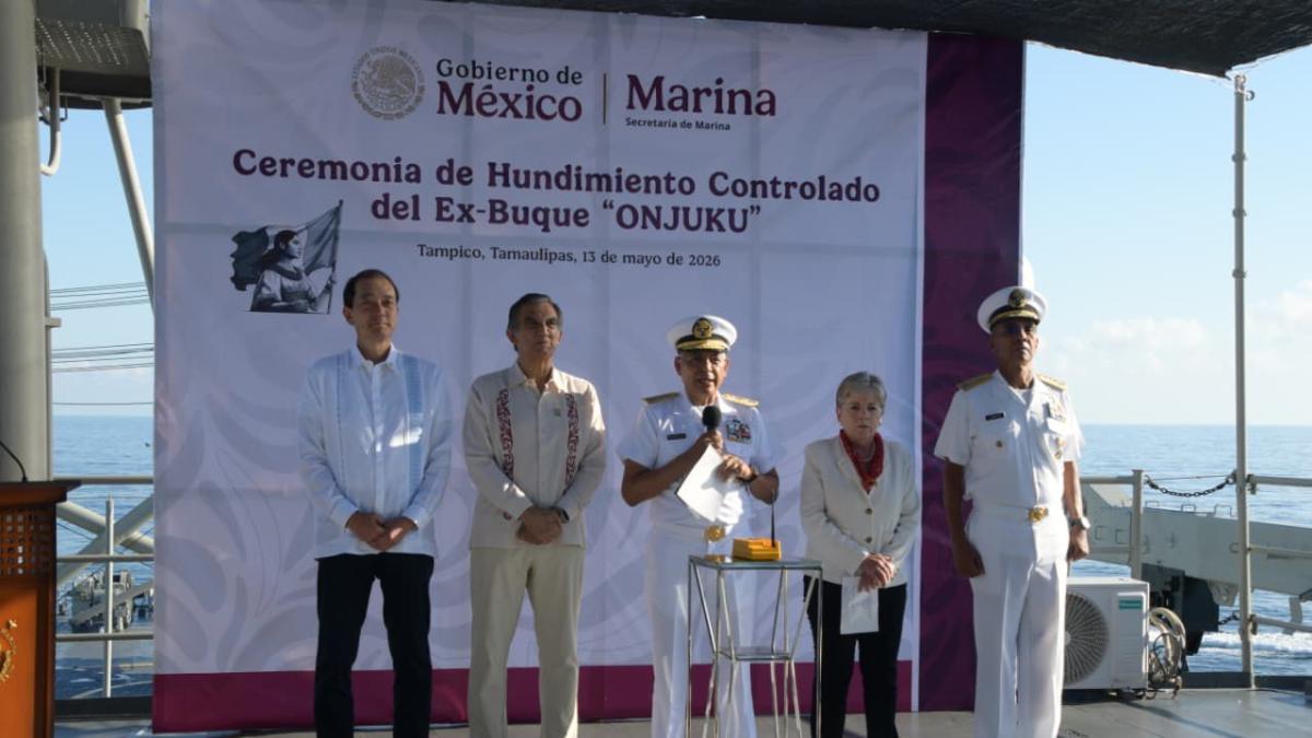 <![CDATA[Américo Villarreal agradece apoyo de la presidenta Sheinbaum y de la Marina al desarrollo de Tamaulipas]]>