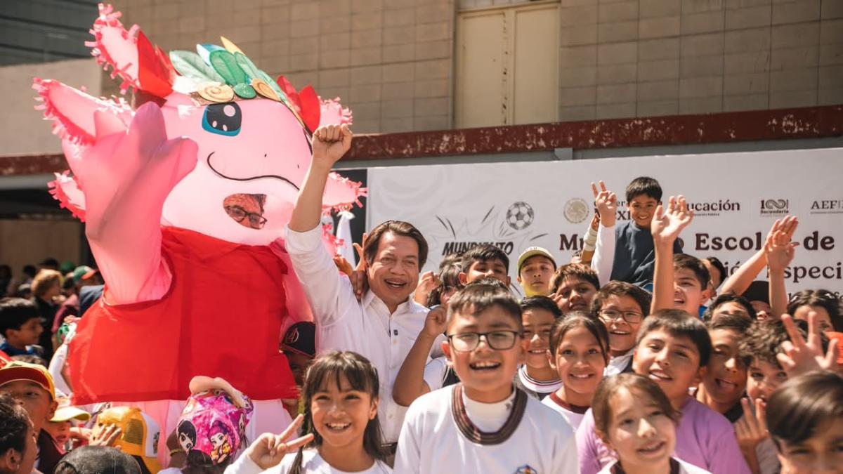 <![CDATA[Mundialito Escolar de Futbol se realizará todos los años: Mario Delgado]]>