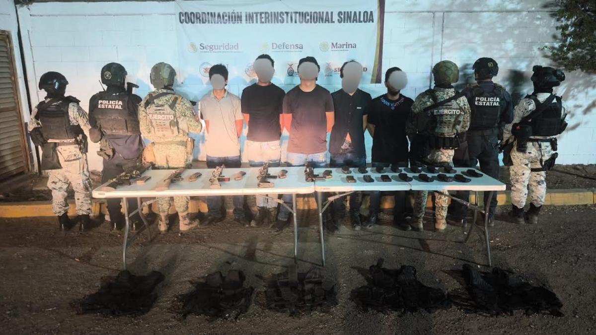 <![CDATA[Detienen a 10 sicarios en Culiacán, Sinaloa; dos policías resultaron heridos]]>