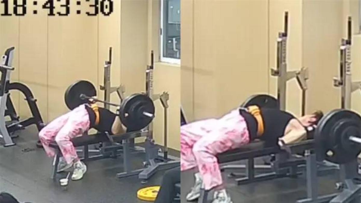 <![CDATA[Hombre es aplastado por barra con pesas en gimnasio; nadie lo ayudó]]>