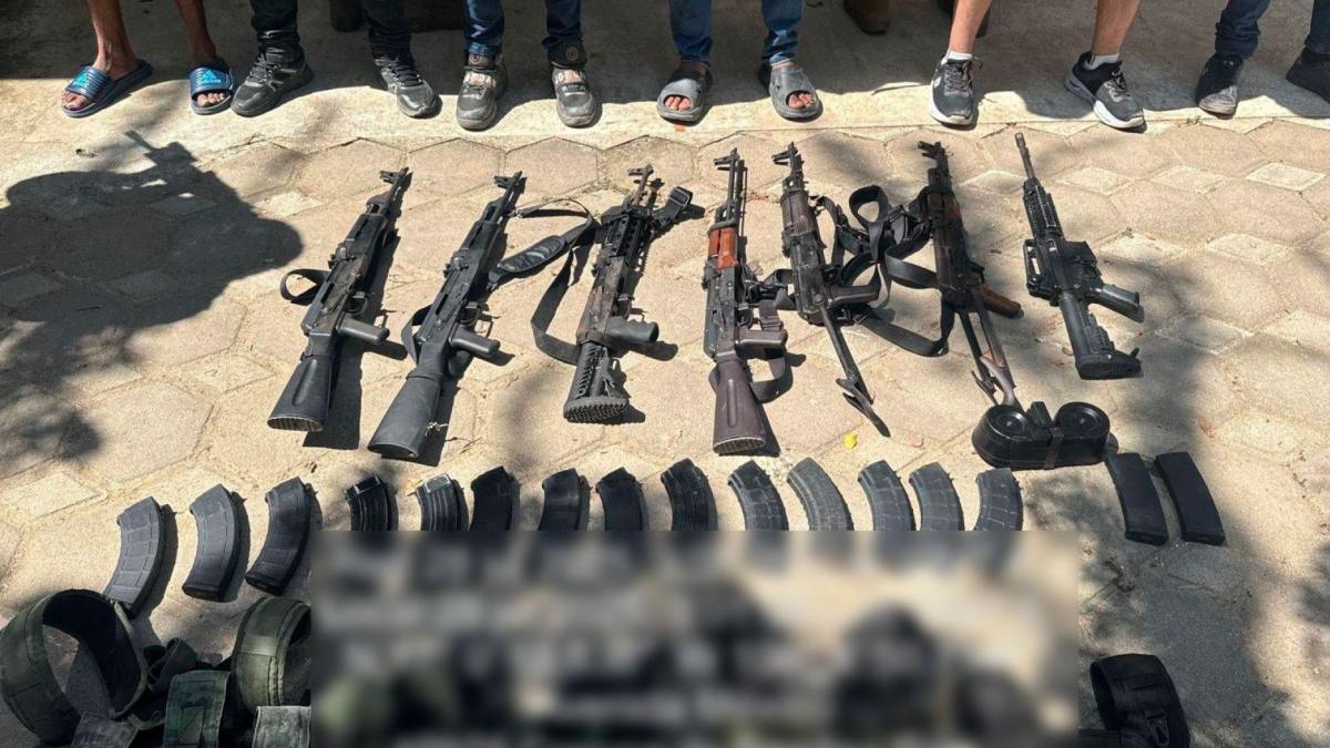 <![CDATA[Marina asegura arsenal en San Ignacio, Sinaloa]]>