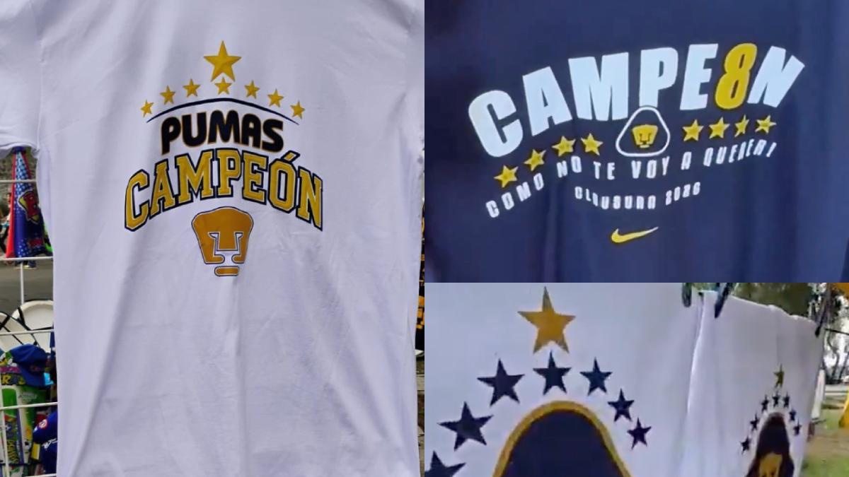 <![CDATA[Ya venden playeras de Pumas campeón previo a la Final contra Cruz Azul]]>
