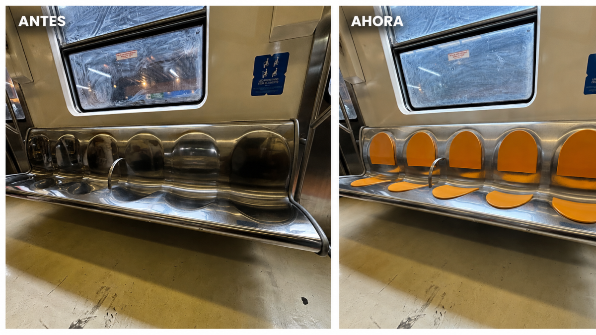 <![CDATA[Tras más de 20 años, le ponen asiento y respaldo a trenes del Metro CDMX]]>